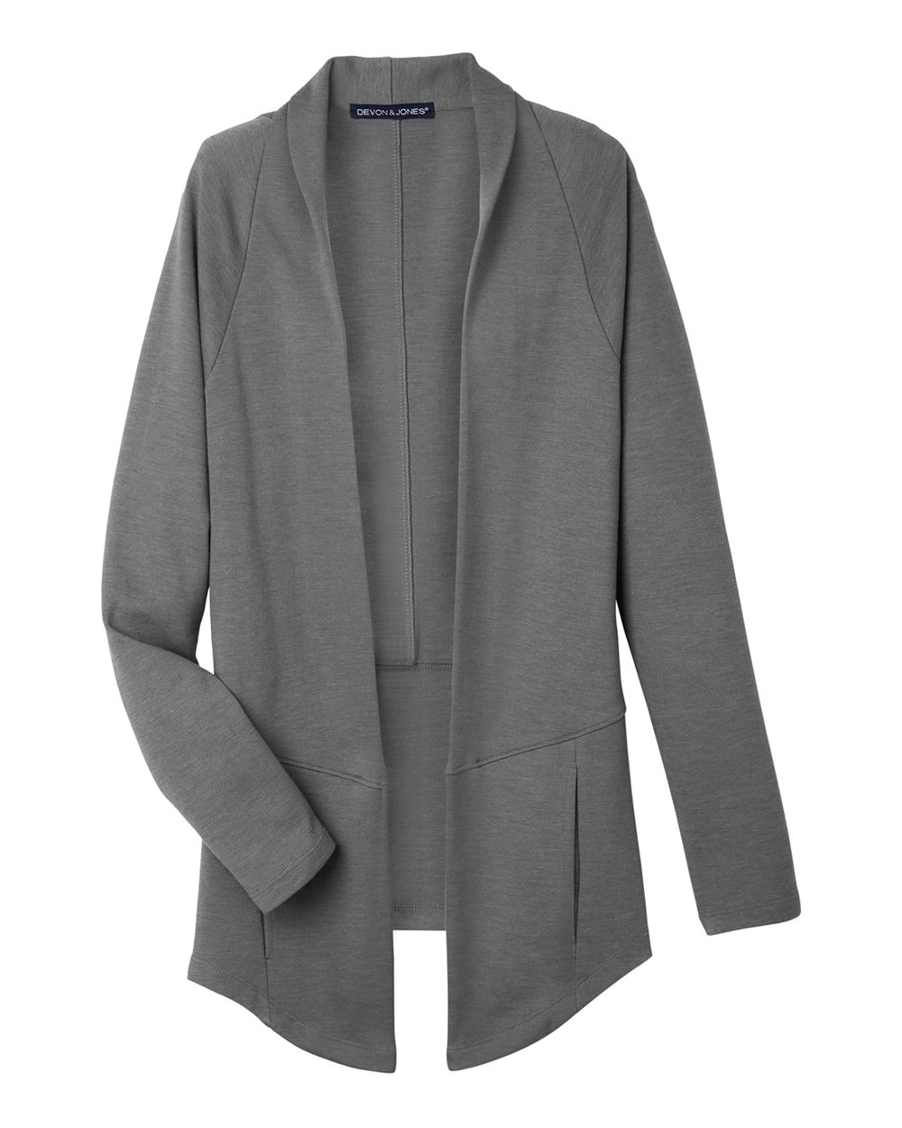 Devon & Jones Women's New Classics® Charleston Cardigan - DG481W Graphite Melange