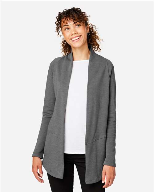 Devon & Jones Women's New Classics® Charleston Cardigan - DG481W Graphite Melange