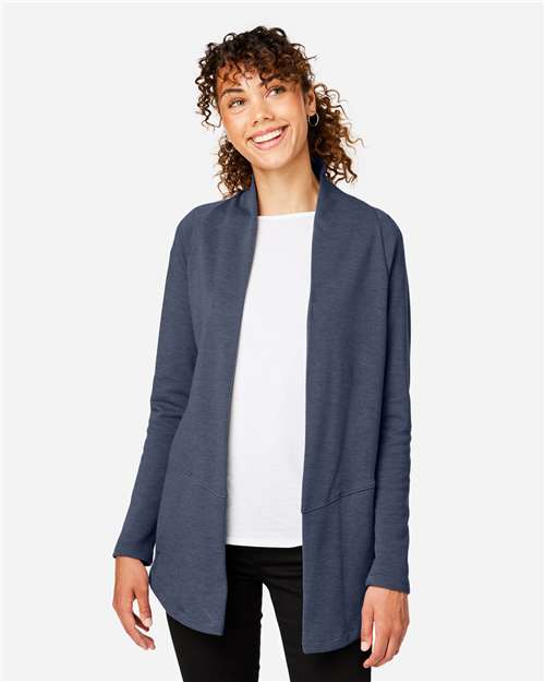 Devon & Jones Women's New Classics® Charleston Cardigan - DG481W Navy Melange
