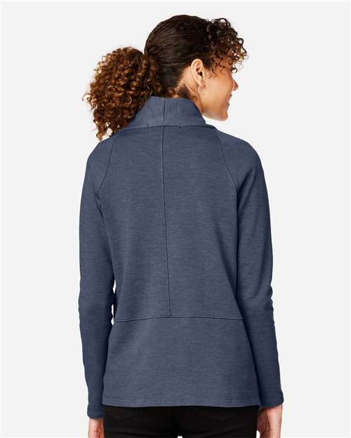 Devon & Jones Women's New Classics® Charleston Cardigan - DG481W Navy Melange