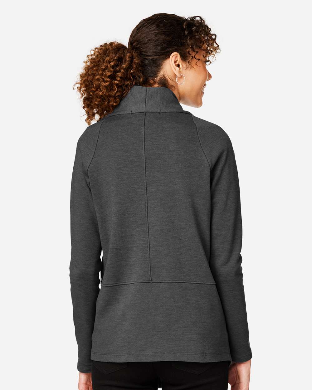Devon & Jones Women's New Classics® Charleston Cardigan - DG481W Black Melange