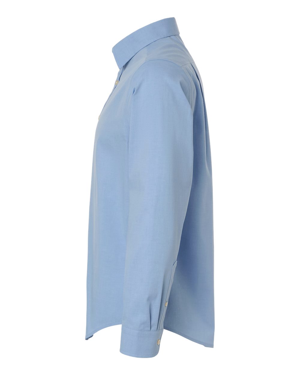 Devon & Jones Men's CrownLux Performance® Spencer Poplin Dress Shirt - DG505 Light Blue Melange