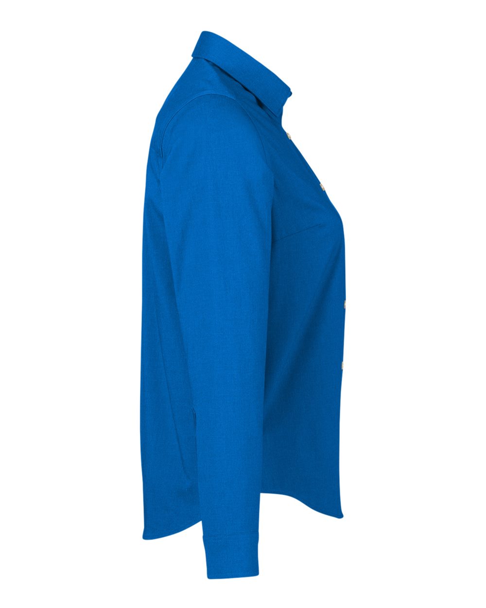 Devon & Jones Women's CrownLux Performance® Spencer Poplin Dress Shirt - DG505W French Blue Melange