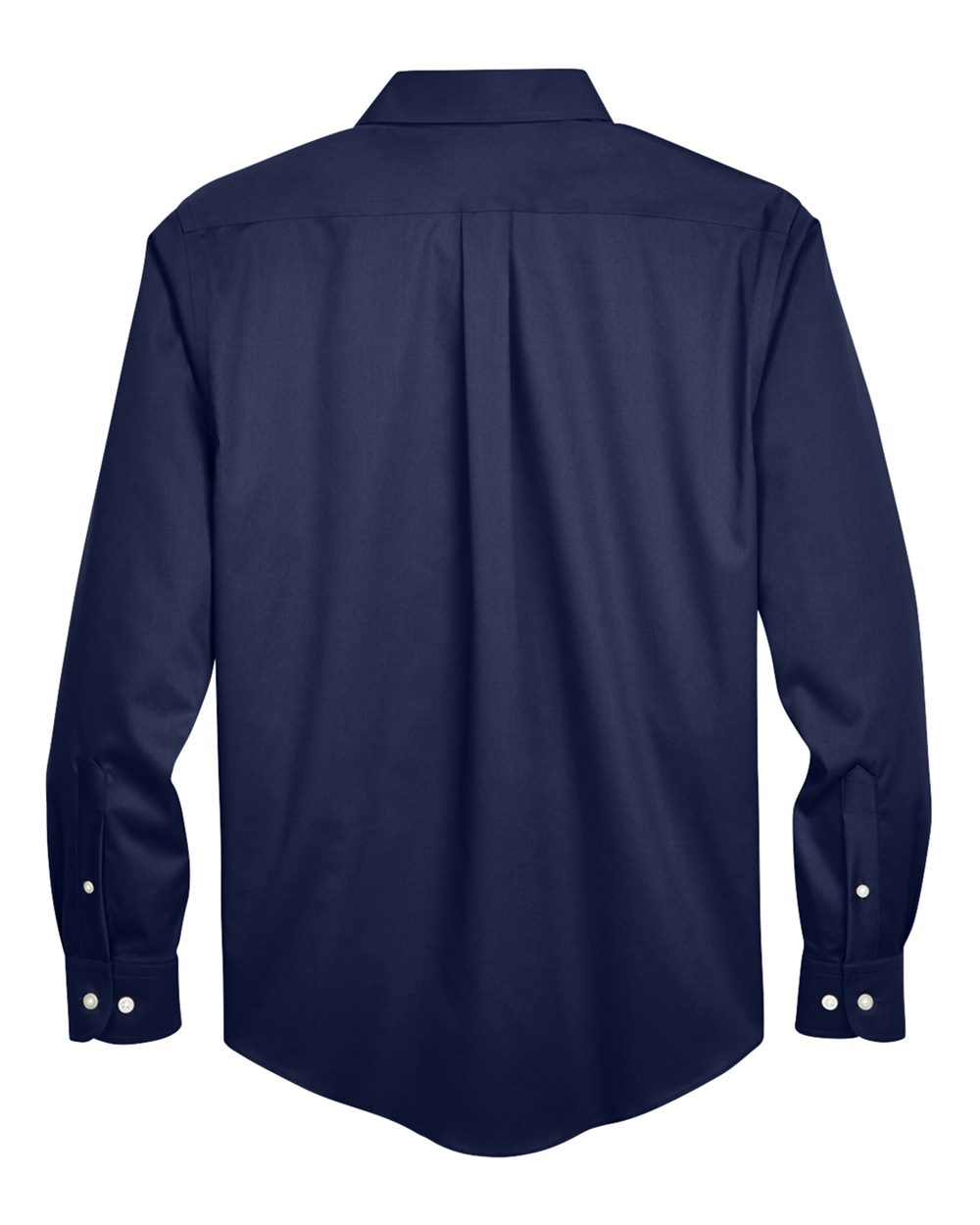 Devon & Jones Men's Crown Collection® Solid Stretch Twill Woven Dress Shirt - DG530 Navy