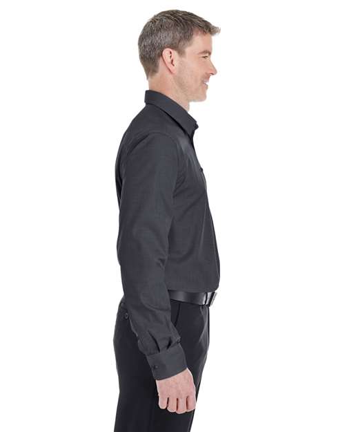 Devon & Jones Men's Crown Collection® Royal Dobby Dress Shirt - DG532 Black