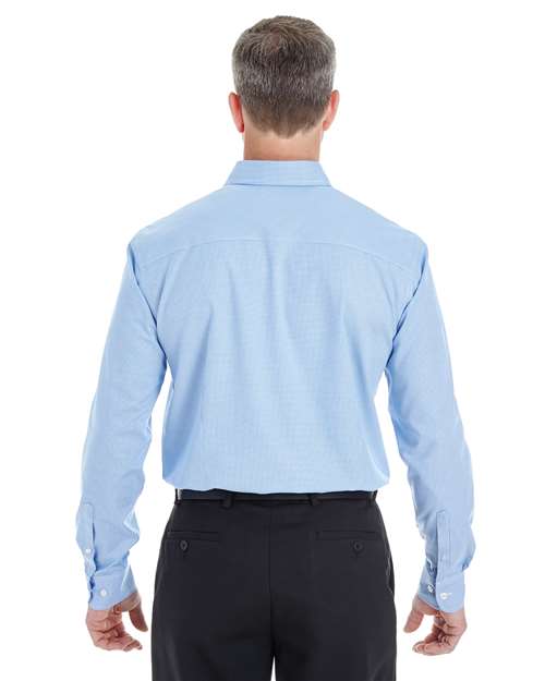 Devon & Jones Men's Crown Collection® Royal Dobby Dress Shirt - DG532 French Blue