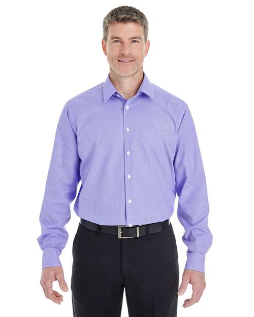 Devon & Jones Men's Crown Collection® Royal Dobby Dress Shirt - DG532 Grape