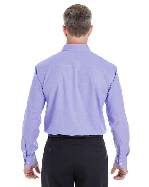 Devon & Jones Men's Crown Collection® Royal Dobby Dress Shirt - DG532 Grape