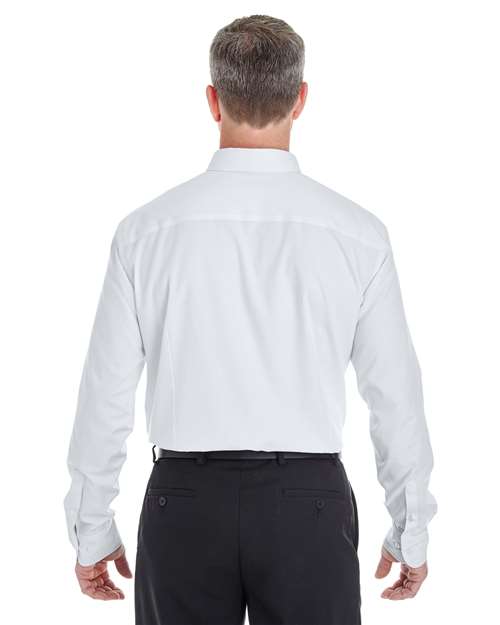 Devon & Jones Men's Crown Collection® Royal Dobby Dress Shirt - DG532 White