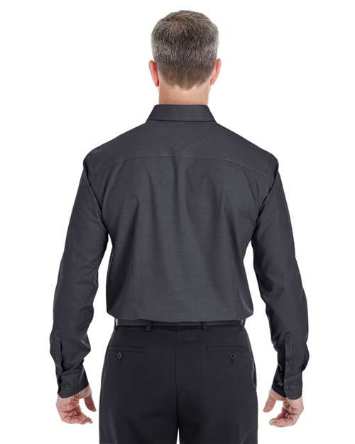 Devon & Jones Men's Crown Collection® Royal Dobby Dress Shirt - DG532 Black