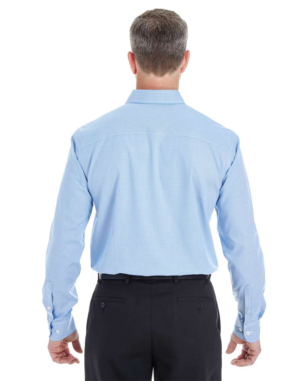 Devon & Jones Men's Crown Collection® Royal Dobby Dress Shirt - DG532 French Blue