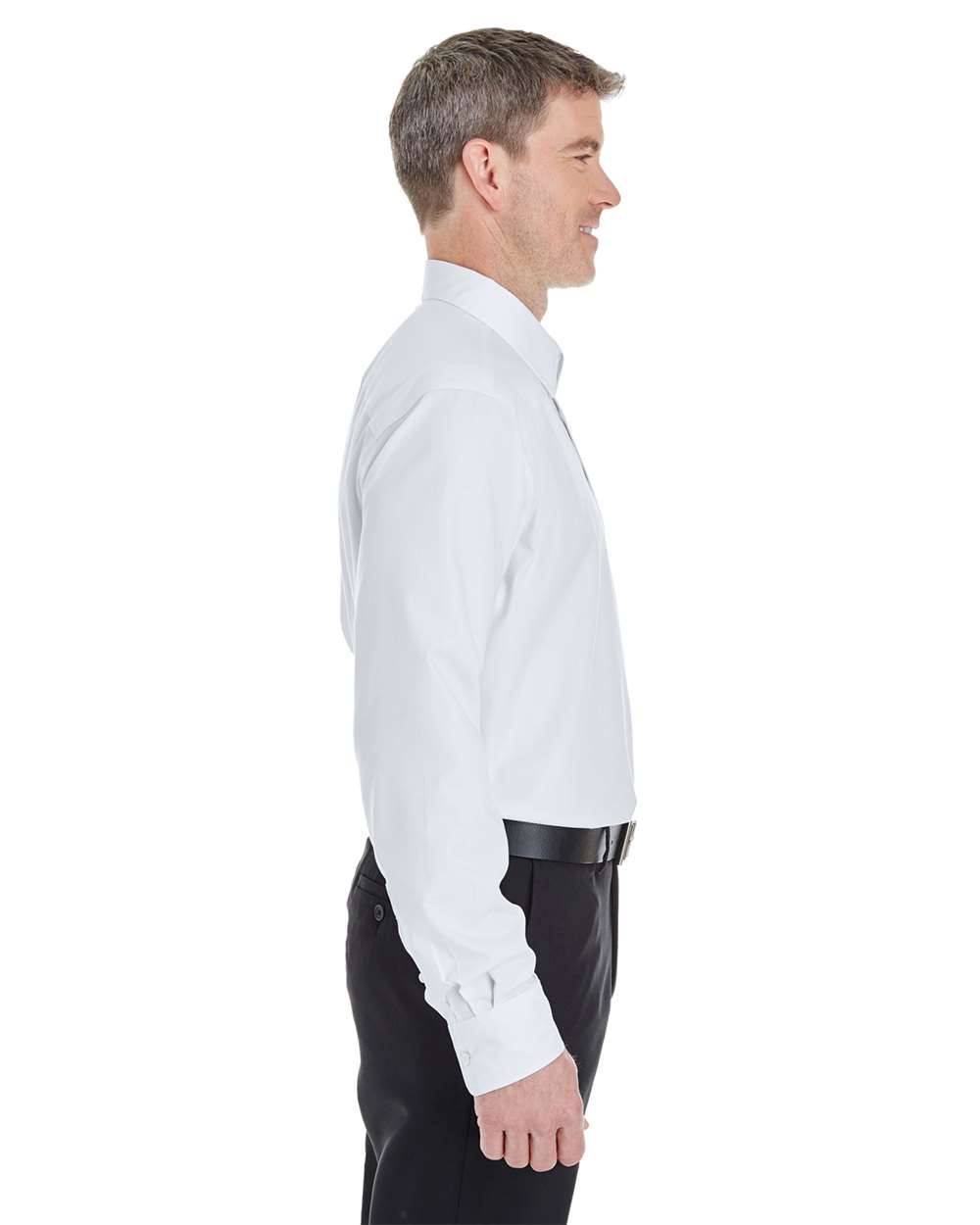 Devon & Jones Men's Crown Collection® Royal Dobby Dress Shirt - DG532 White