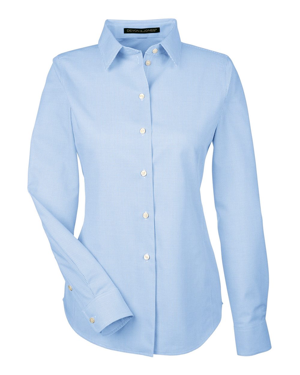 Devon & Jones Women's Crown Collection® Royal Dobby Woven Dress Shirt - DG532W French Blue