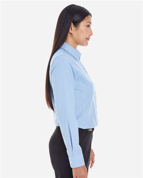 Devon & Jones Women's Crown Collection® Royal Dobby Woven Dress Shirt - DG532W French Blue