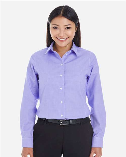 Devon & Jones Women's Crown Collection® Royal Dobby Woven Dress Shirt - DG532W Grape