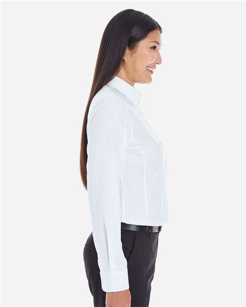 Devon & Jones Women's Crown Collection® Royal Dobby Woven Dress Shirt - DG532W White