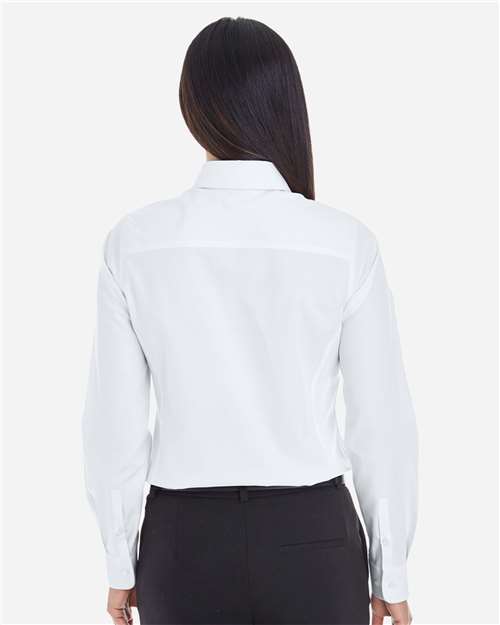 Devon & Jones Women's Crown Collection® Royal Dobby Woven Dress Shirt - DG532W White