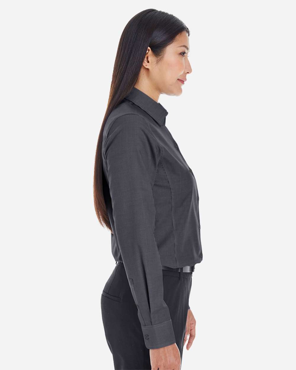 Devon & Jones Women's Crown Collection® Royal Dobby Woven Dress Shirt - DG532W Black