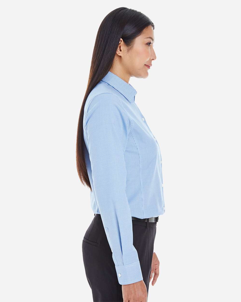 Devon & Jones Women's Crown Collection® Royal Dobby Woven Dress Shirt - DG532W French Blue