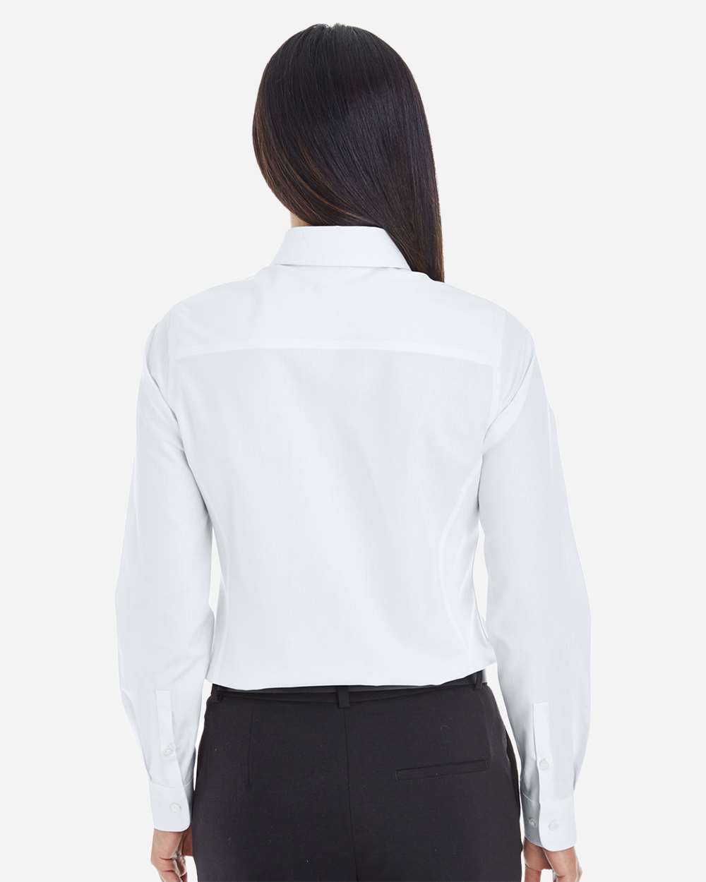 Devon & Jones Women's Crown Collection® Royal Dobby Woven Dress Shirt - DG532W White