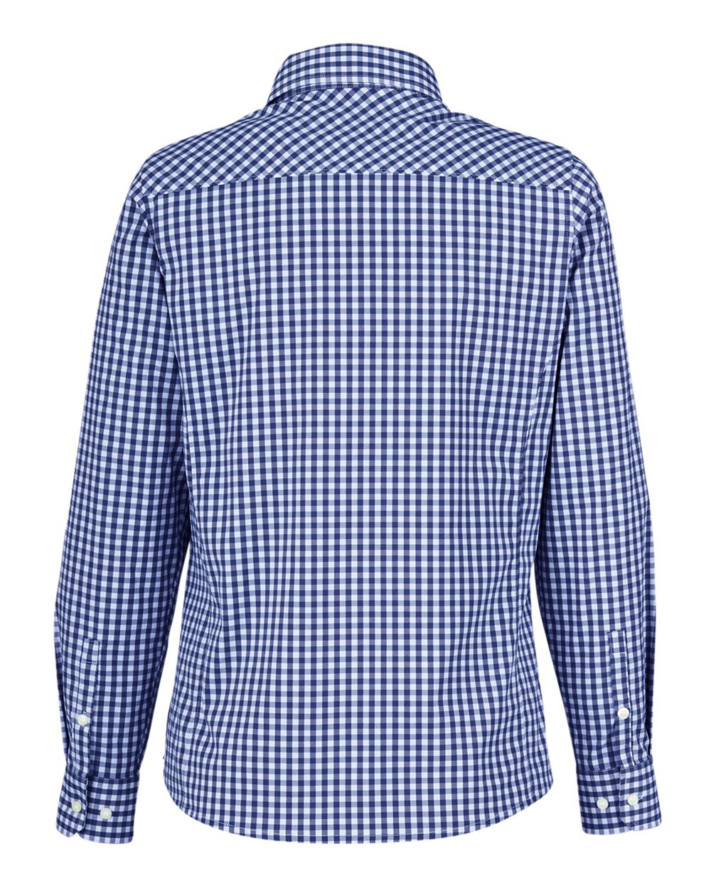 Devon & Jones Women's CrownLux Performance® Gingham Dress Shirt - DG536W Navy- White
