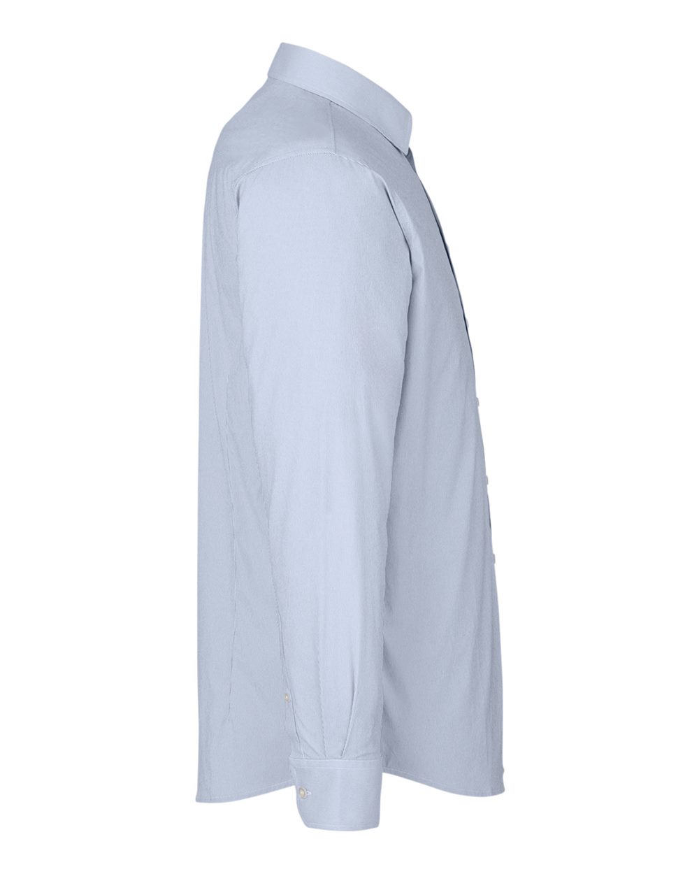 Devon & Jones Men's CrownLux Performance® Microstripe Dress Shirt - DG537 Navy- White
