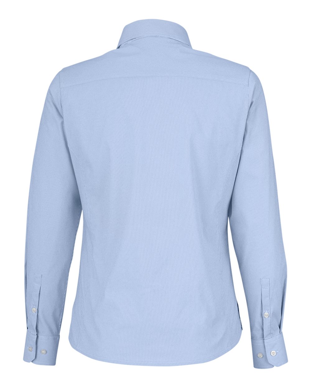 Devon & Jones Women's CrownLux Performance® Microstripe Dress Shirt - DG537W French Blue- White