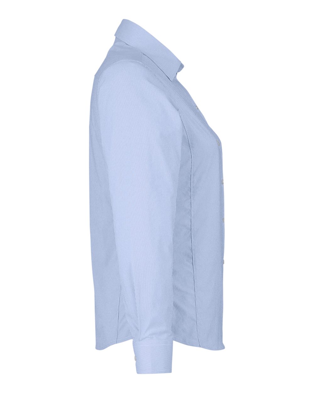 Devon & Jones Women's CrownLux Performance® Microstripe Dress Shirt - DG537W French Blue- White
