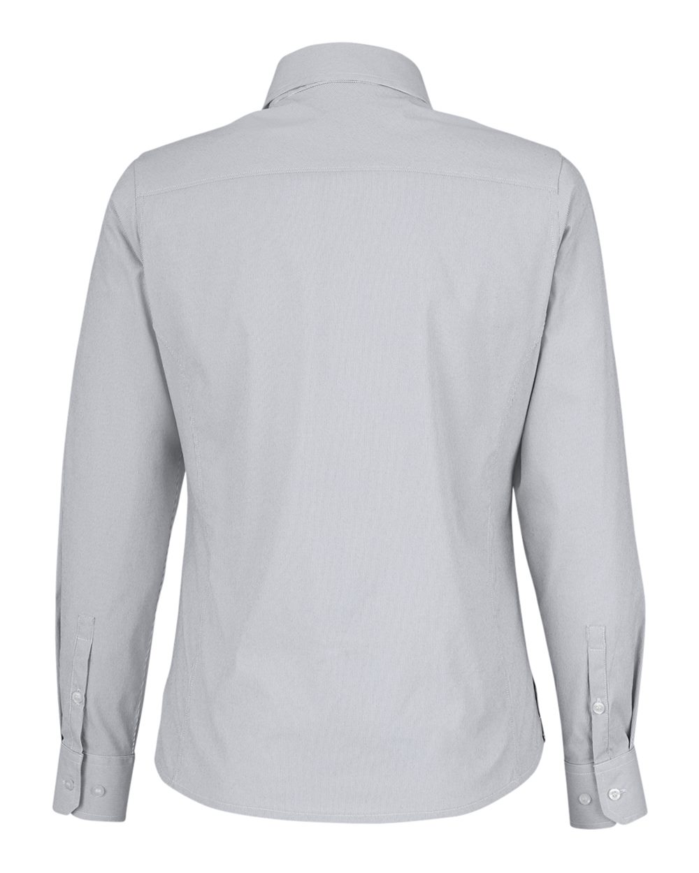 Devon & Jones Women's CrownLux Performance® Microstripe Dress Shirt - DG537W Graphite- White