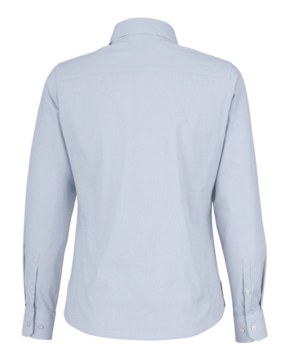 Devon & Jones Women's CrownLux Performance® Microstripe Dress Shirt - DG537W Navy- White