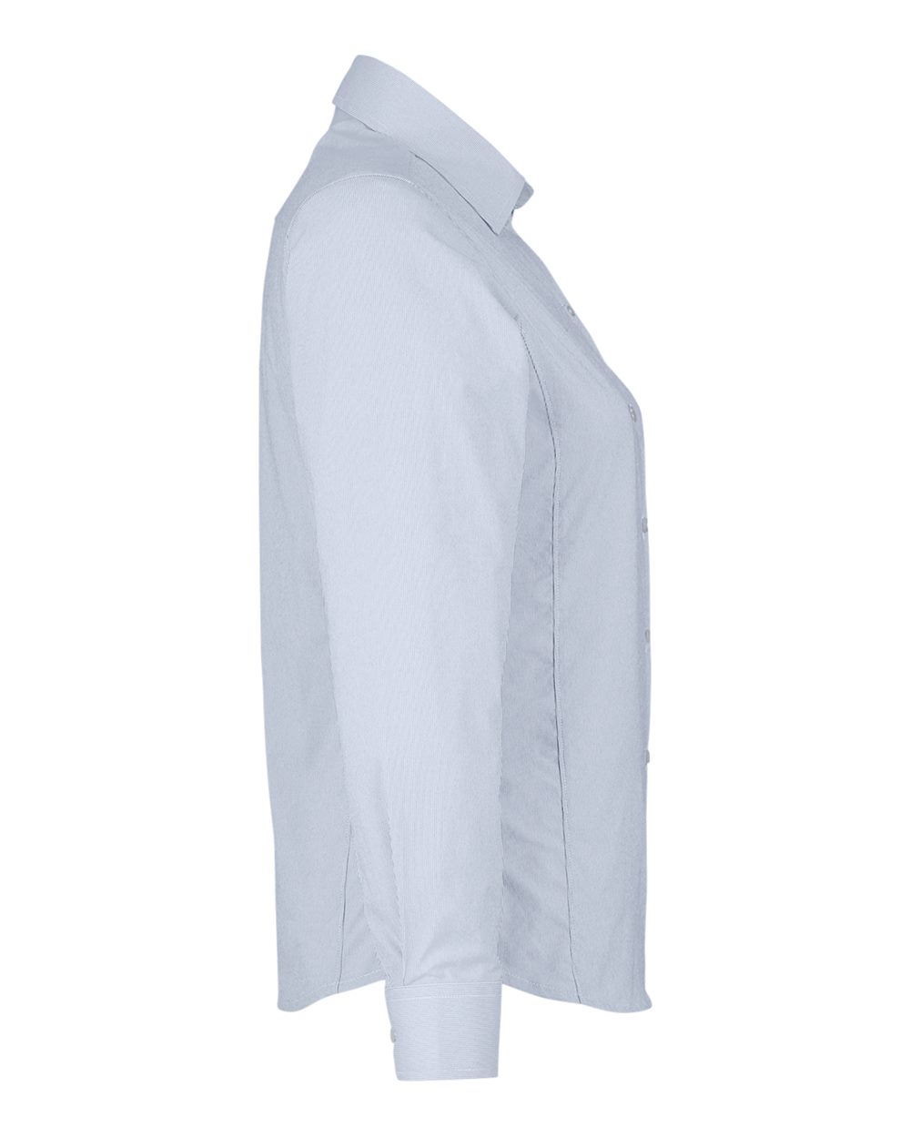 Devon & Jones Women's CrownLux Performance® Microstripe Dress Shirt - DG537W Navy- White
