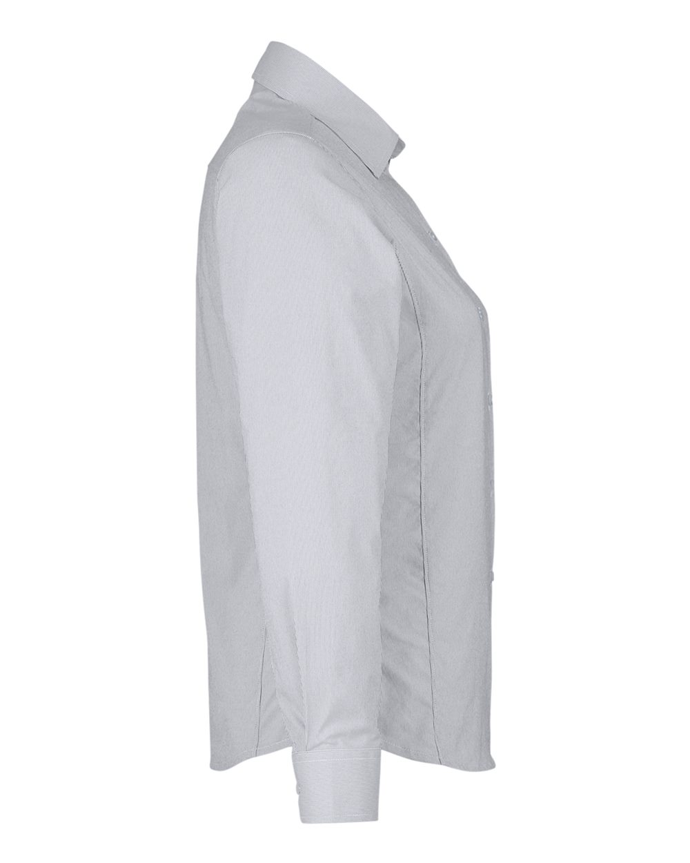 Devon & Jones Women's CrownLux Performance® Microstripe Dress Shirt - DG537W Graphite- White
