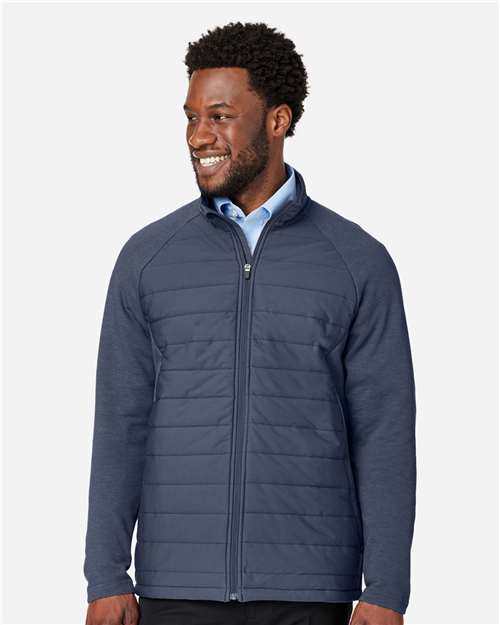 Devon & Jones Men's New Classics® Charleston Hybrid Jacket - DG704 Navy Melange- Navy