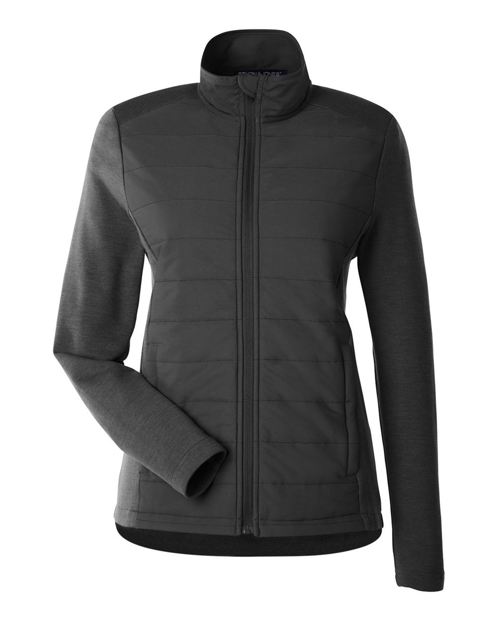 Devon & Jones Women's New Classics® Charleston Hybrid Jacket - DG704W Black- Melange Black