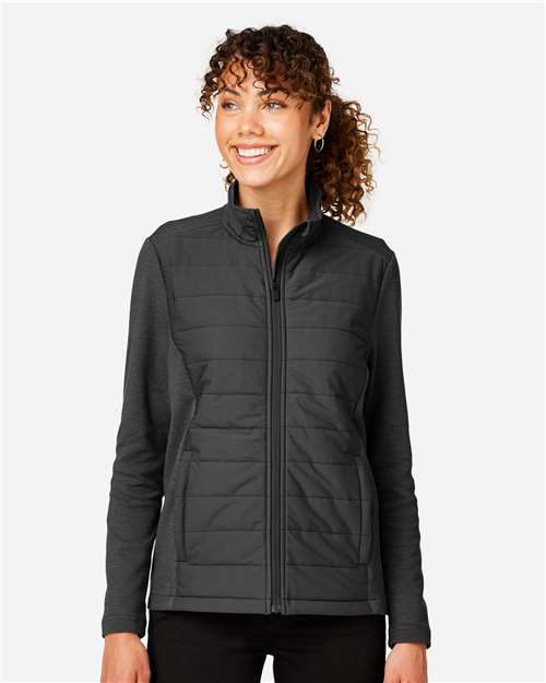 Devon & Jones Women's New Classics® Charleston Hybrid Jacket - DG704W Black- Melange Black