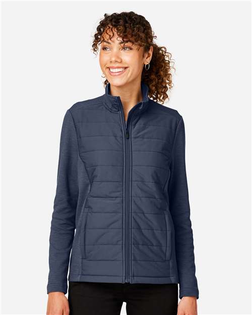 Devon & Jones Women's New Classics® Charleston Hybrid Jacket - DG704W Navy Melange- Navy
