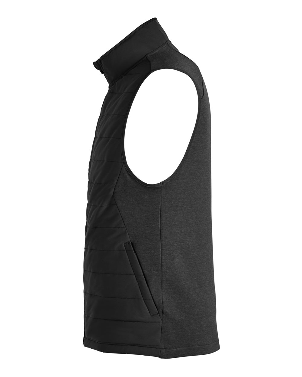 Devon & Jones Men's New Classics® Charleston Hybrid Vest - DG706 Black- Melange Black