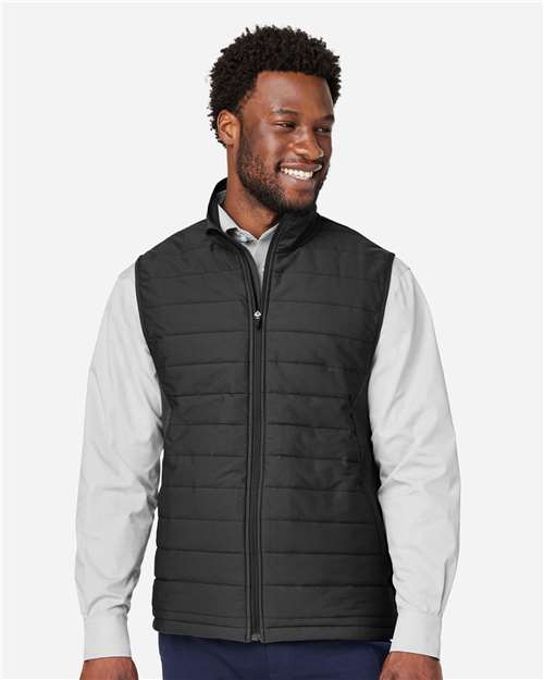 Devon & Jones Men's New Classics® Charleston Hybrid Vest - DG706 Black- Melange Black