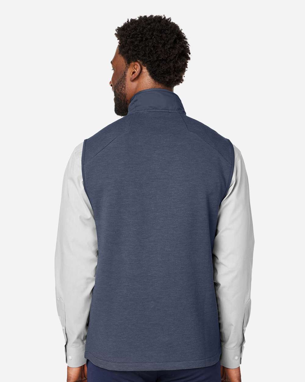 Devon & Jones Men's New Classics® Charleston Hybrid Vest - DG706 Navy Melange- Navy