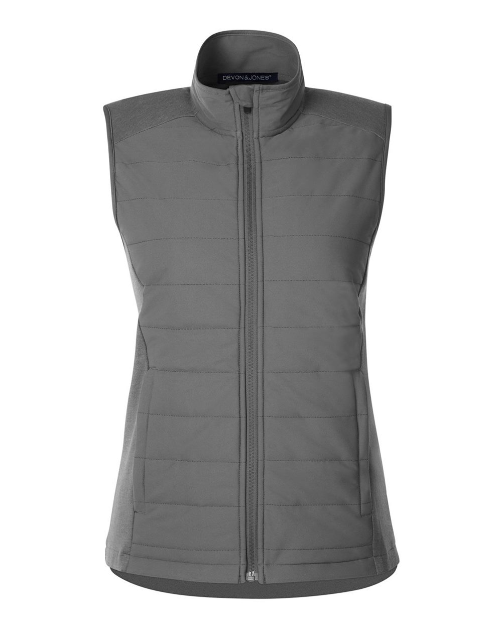 Devon & Jones Women's New Classics® Charleston Hybrid Vest - DG706W Graphite Melange- Graphite