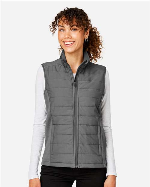 Devon & Jones Women's New Classics® Charleston Hybrid Vest - DG706W Graphite Melange- Graphite
