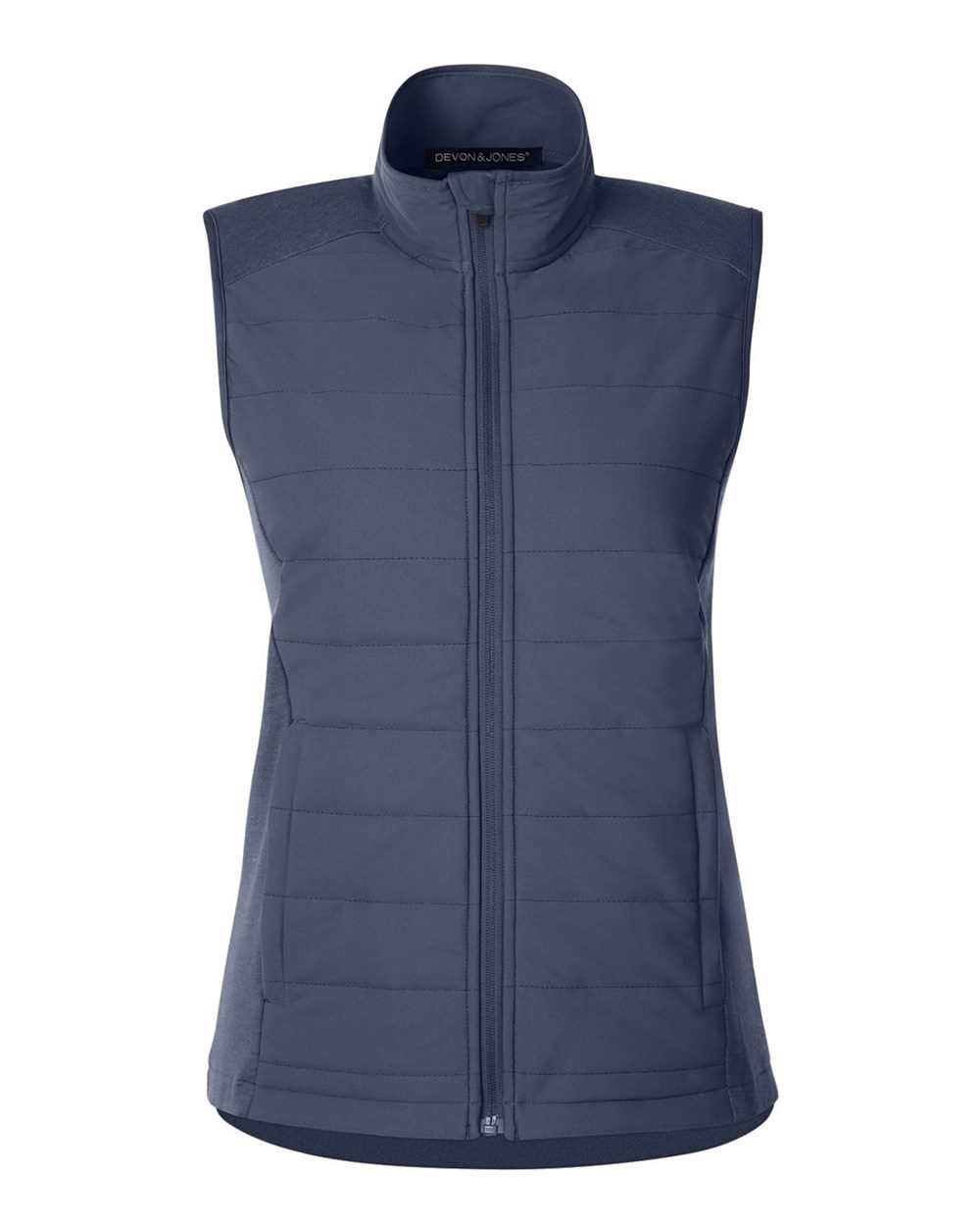 Devon & Jones Women's New Classics® Charleston Hybrid Vest - DG706W Navy Melange- Navy