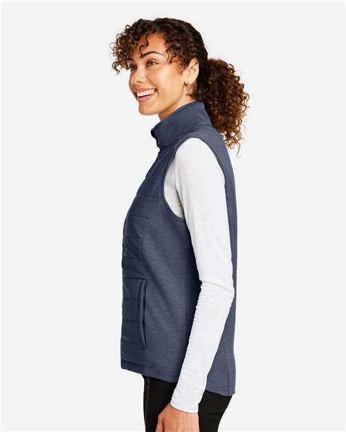 Devon & Jones Women's New Classics® Charleston Hybrid Vest - DG706W Navy Melange- Navy