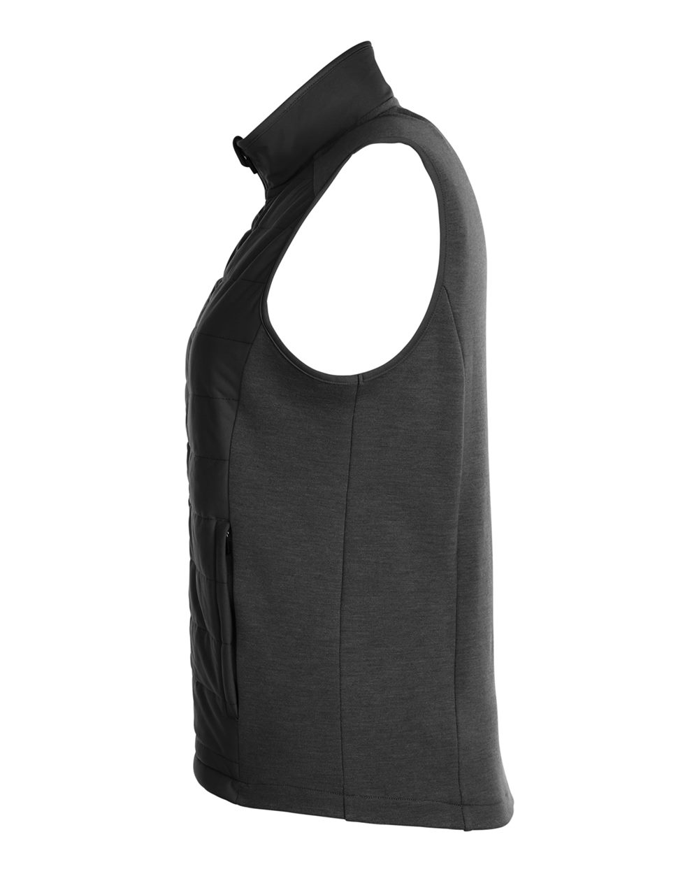 Devon & Jones Women's New Classics® Charleston Hybrid Vest - DG706W Black- Melange Black
