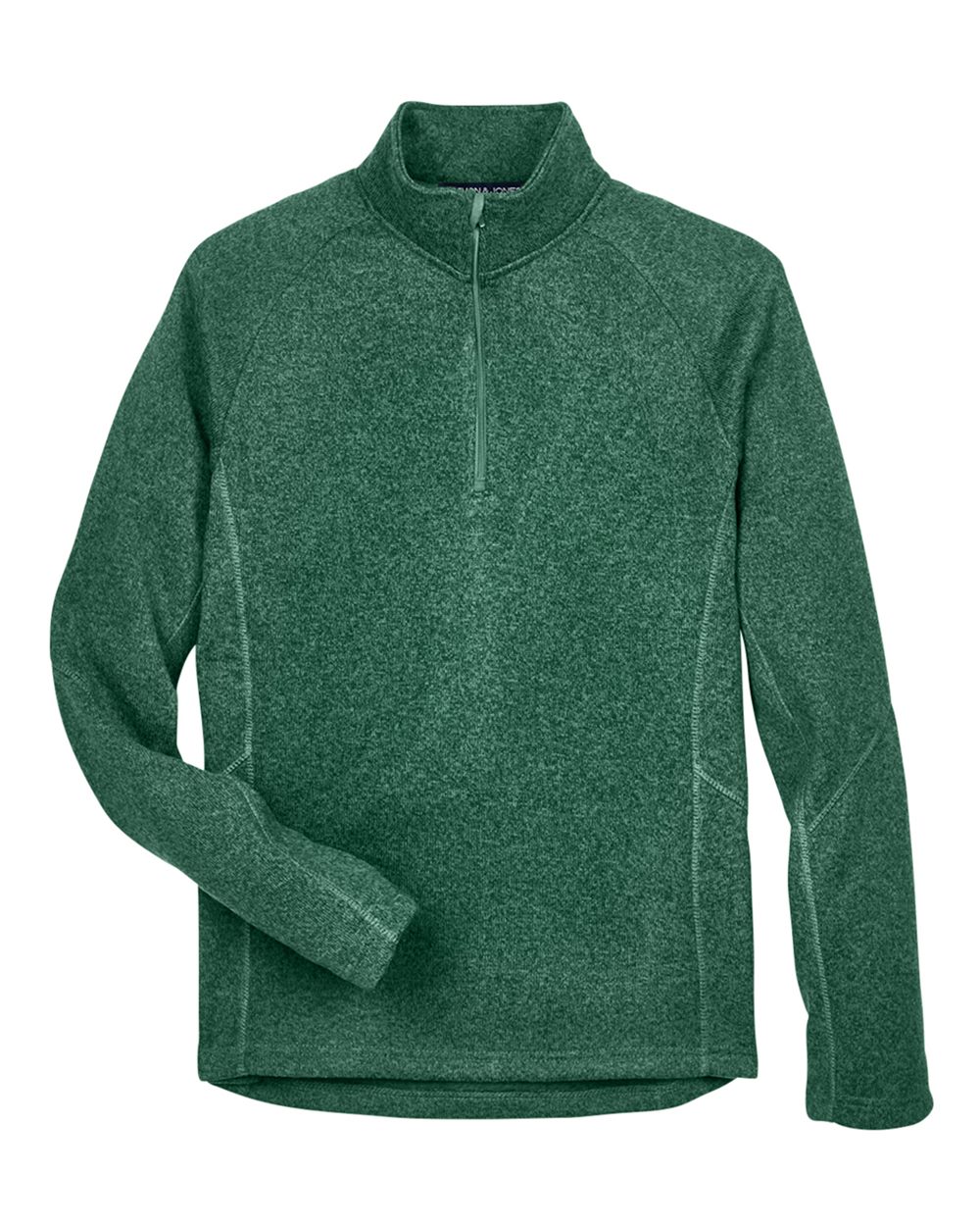 Devon & Jones Unisex Bristol Sweater Fleece Quarter-Zip Pullover - DG792 Forest Heather