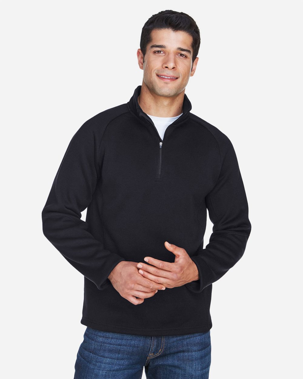 Devon & Jones Unisex Bristol Sweater Fleece Quarter-Zip Pullover - DG792