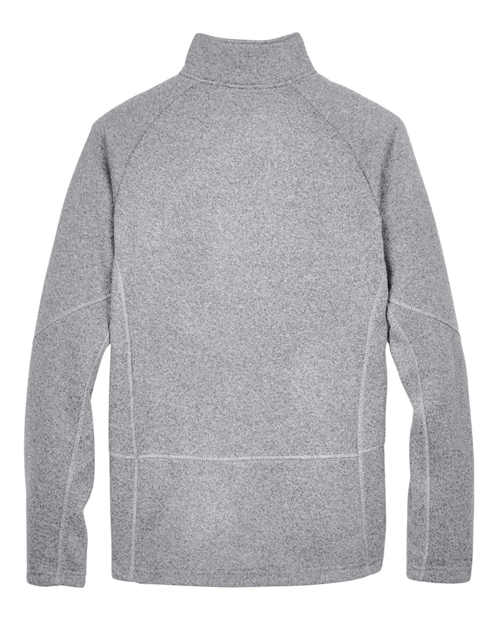 Devon & Jones Unisex Bristol Sweater Fleece Quarter-Zip Pullover - DG792 Grey Heather