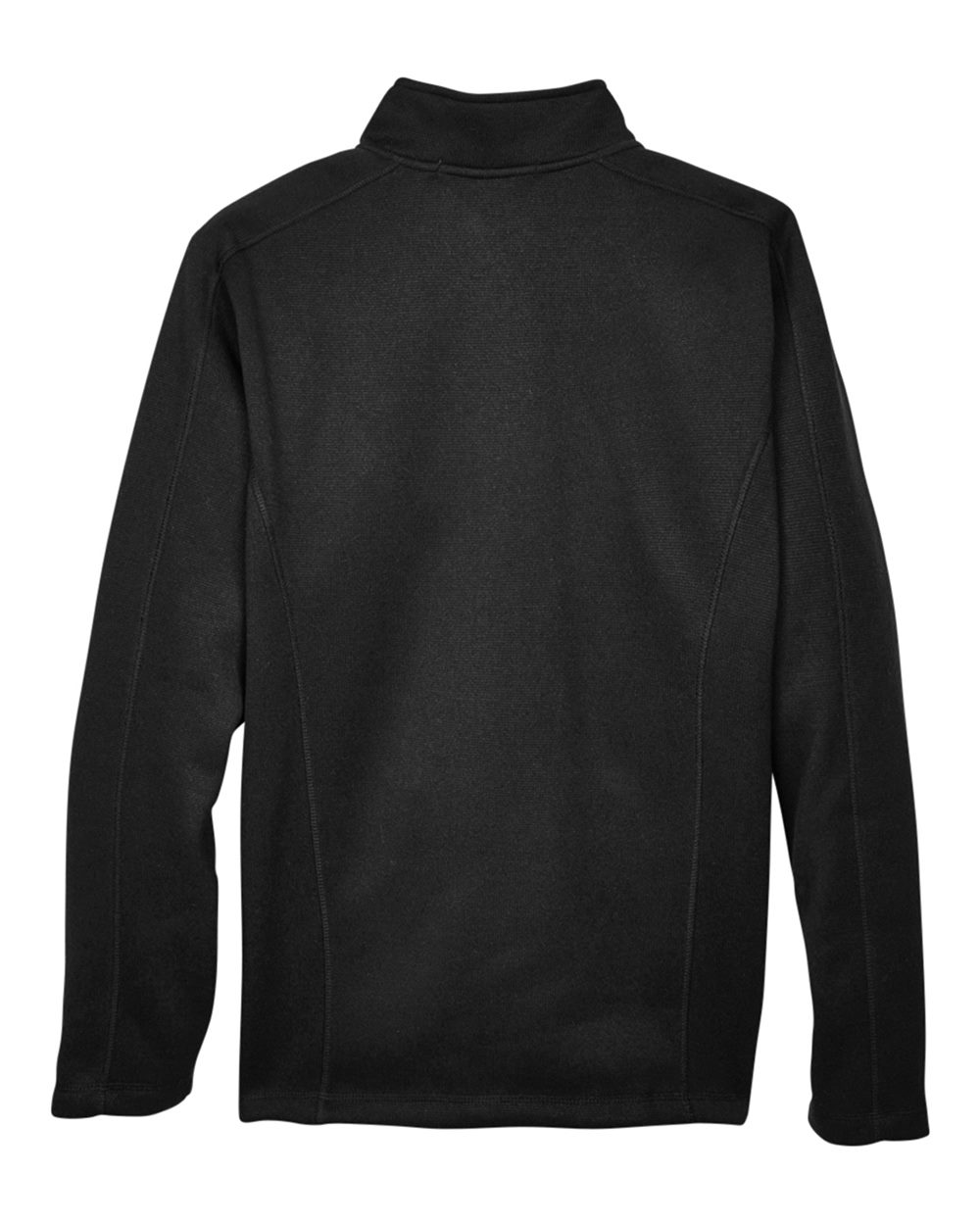 Devon & Jones Men's Bristol Full-Zip Sweater Fleece Jacket - DG793 Black