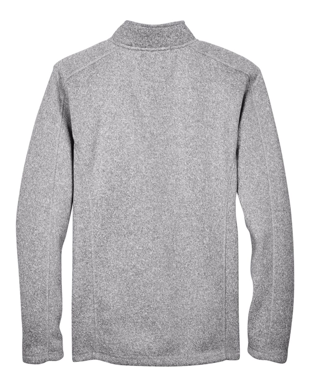 Devon & Jones Men's Bristol Full-Zip Sweater Fleece Jacket - DG793 Grey Heather