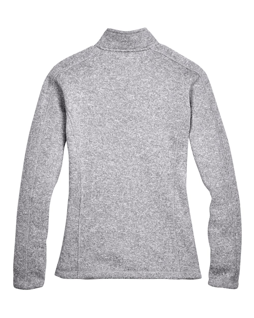 Devon & Jones Women's Bristol Full-Zip Sweater Fleece Jacket - DG793W Grey Heather